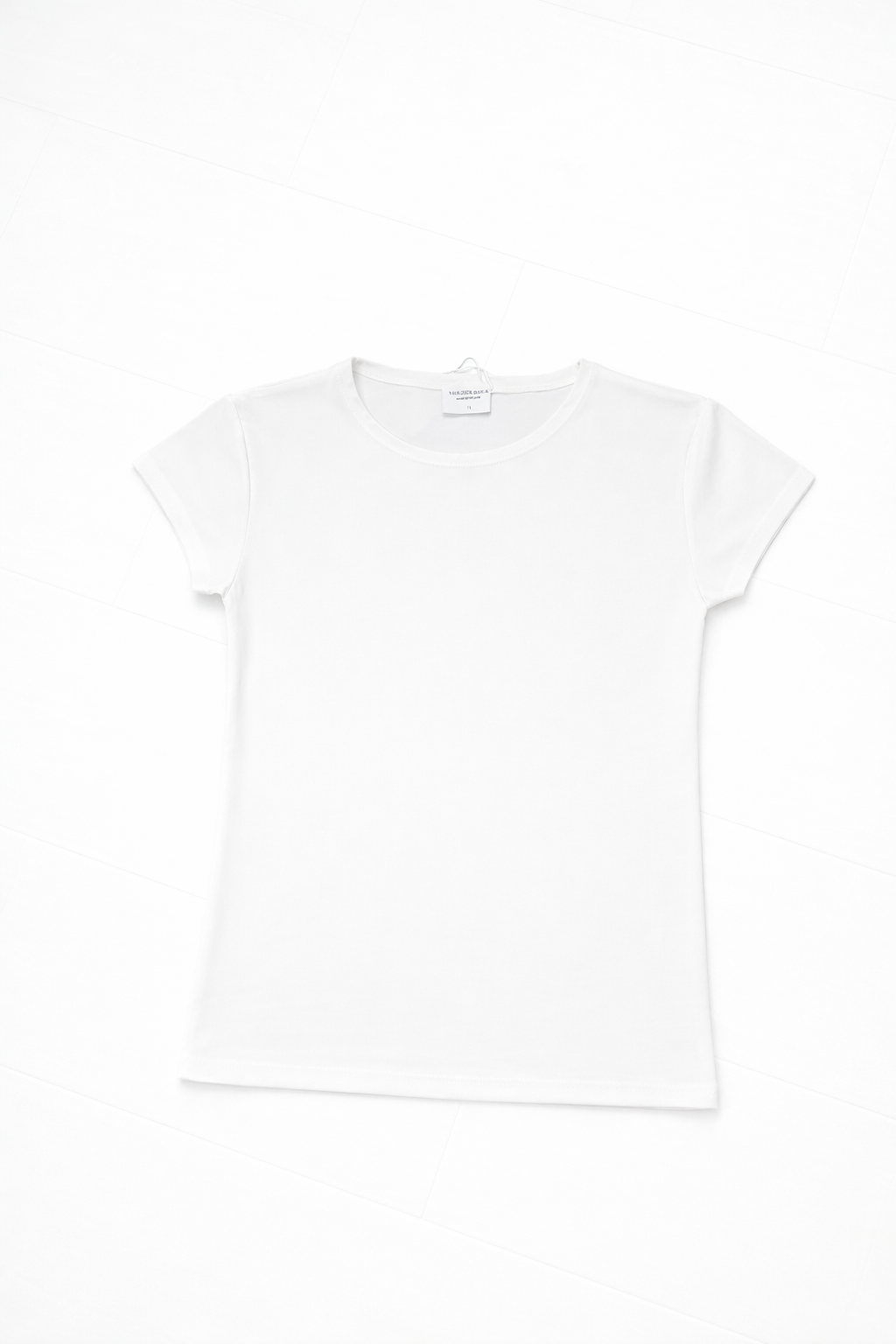 T-shirt blanc lycra moulant