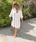 Robe chemise blanche