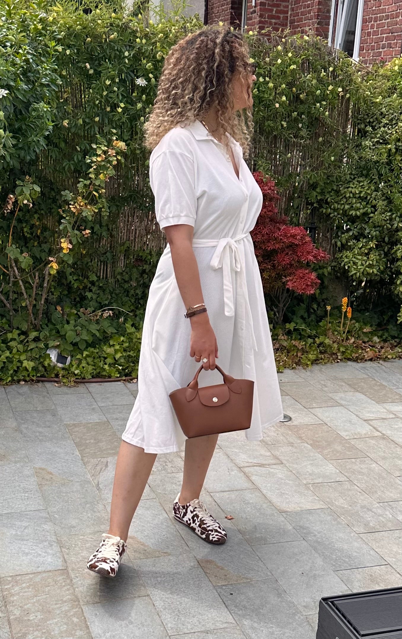 Robe polo blanche