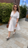 Robe polo blanche