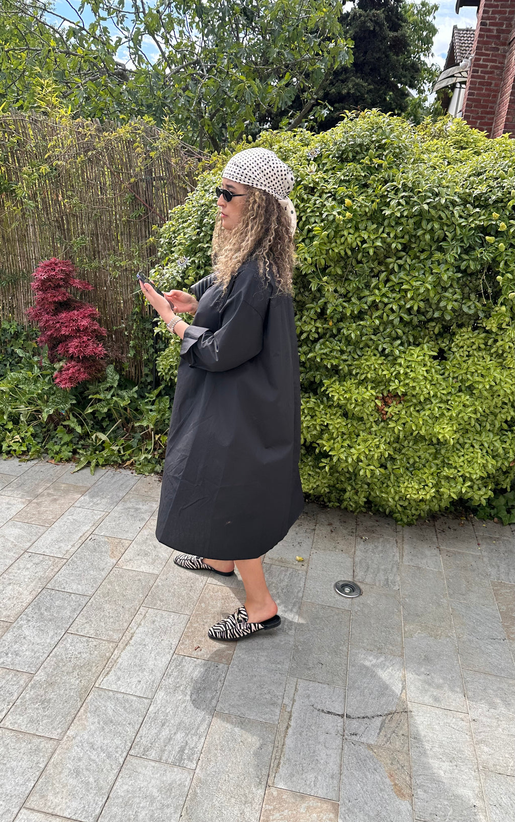 Robe chemise noire