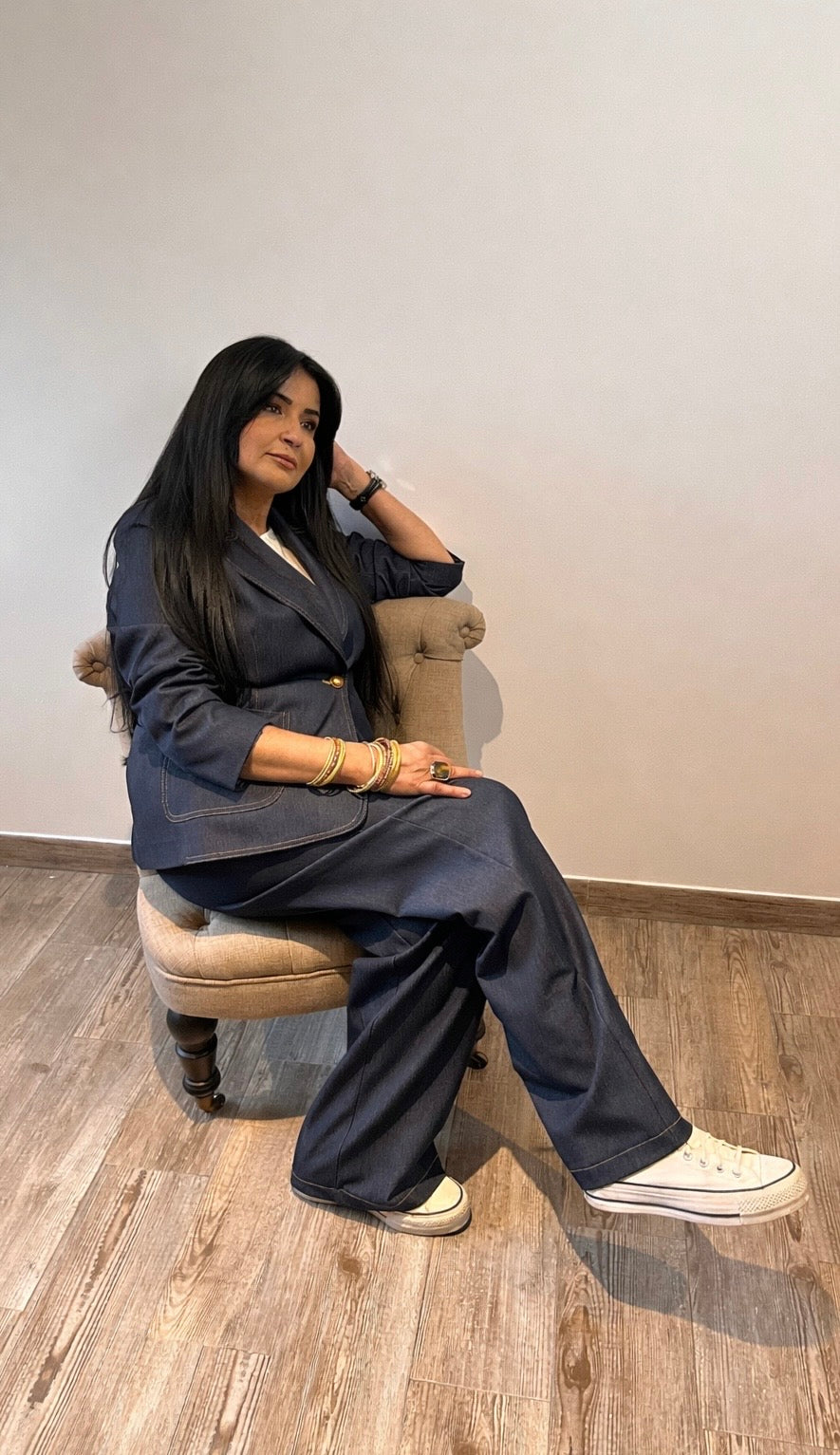 Ensemble couleur jean brut