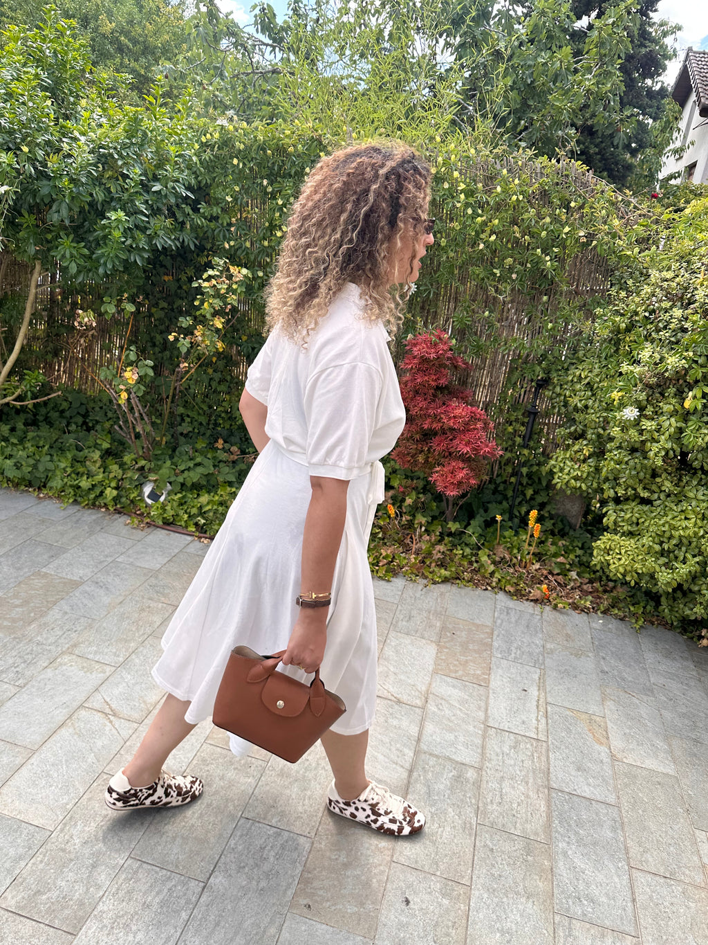 Robe polo blanche